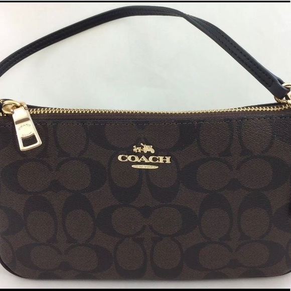 SOLD ⛔️Authentic COACH signature Crossbody. - Picture 4 of 7